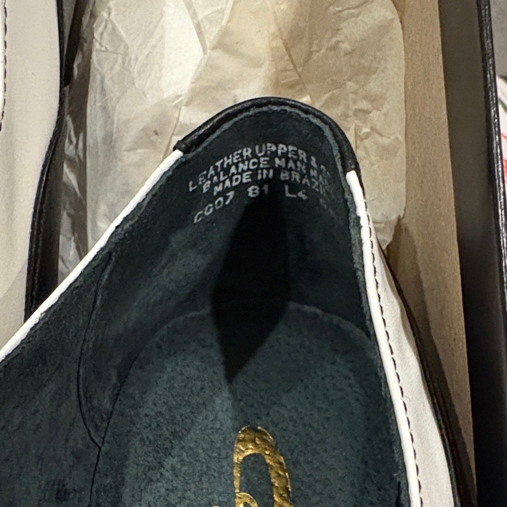 Capezio Two-Tone Black and White Character Shoes - Picture 6 of 6